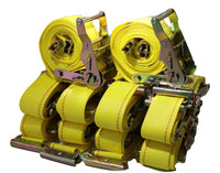 2" x 12 Ft Interior Van Ratchet E-Track Straps w/ Spring E Fittings | 1,000 PACK RatchetStrap.Com