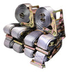 2"x 16 Ft Logistic Van Ratchet E-Track Straps w/ Spring E Fittings | 100 PACK RatchetStrap.Com