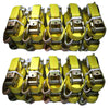 QTY 20 - 2" x 27 Ft. Flatbed Ratchet Strap w/ Wire Hooks RatchetStrap.Com