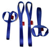 1 X 18 Inch Blue Soft Tie Loops BLUE | 4 PACK RatchetStrap.Com