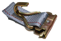 2" x 16 Ft Ratchet Strap w/ Spg E & Wire J for E & F-Tracks | 4 PACK RatchetStrap.Com