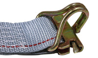 2" x 16 Ft Ratchet Strap w/ Spg E & Wire J for Hook For E & F-Tracks | 100 PACK RatchetStrap.Com
