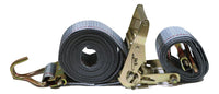 2" x 16 Ft Ratchet Strap w/ Spg E & Wire J for E & F-Tracks | 4 PACK RatchetStrap.Com