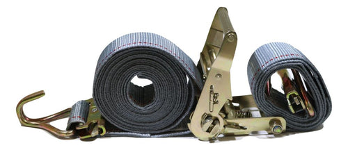 2" x 16 Ft Ratchet Strap w/ Spg E & Wire J for E & F-Tracks | 4 PACK RatchetStrap.Com
