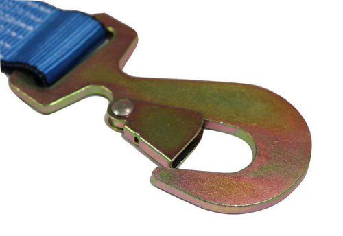 Axle Strap Tie Downs 24" Long & Qty 4 Ratchet Tow Straps Car Haulers, BLUE | 4 PACK RatchetStrap.Com