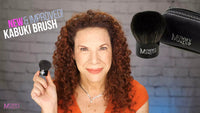 Kabuki Brush - Hand cut, Vegan, Cruelty-Free Mineral Makeup Brush Mommy Makeup