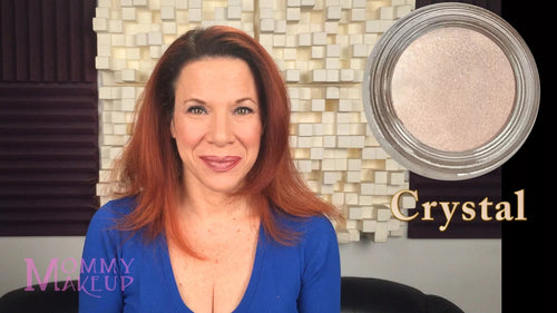Crystal Any Wear Creme - A Waterproof Multi-tasking creme to powder product for eyes, cheeks & lips. Can be worn anywhere Mommy Makeup