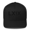 LXIX GOLF CLUB LXIX GOLF CLUB Swinger Logo Trucker Cap - Black Logo