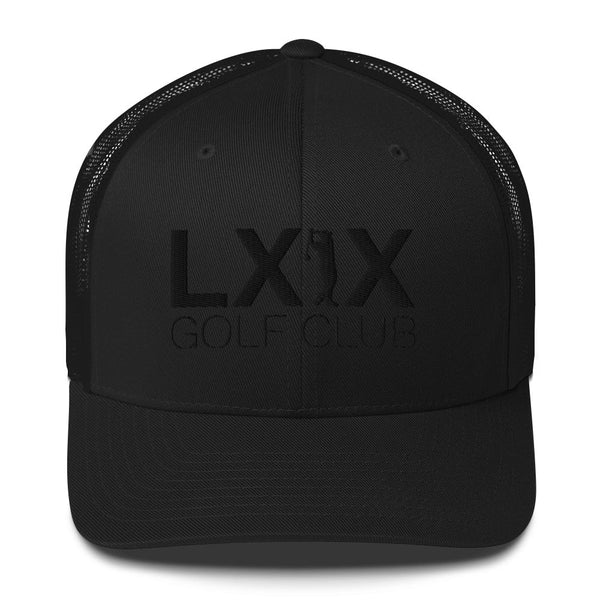 LXIX GOLF CLUB LXIX GOLF CLUB Swinger Logo Trucker Cap - Black Logo