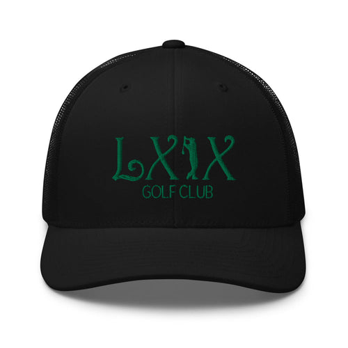 LXIX GOLF CLUB LXIX GOLF CLUB Curve Logo Trucker Cap - Green Logo