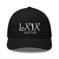 LXIX GOLF CLUB LXIX GOLF CLUB Curve Logo Trucker Cap - White Logo