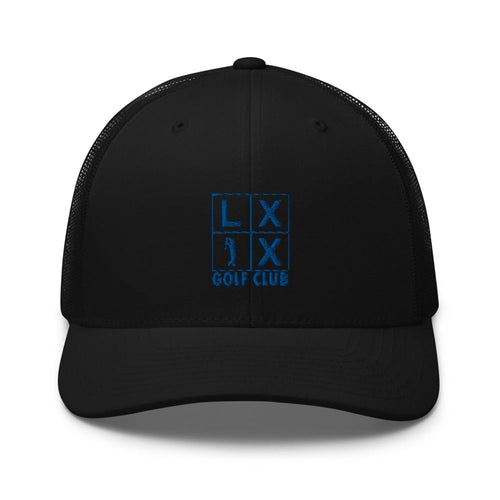 LXIX GOLF CLUB LXIX GOLF CLUB Four Box Logo Trucker Cap - Blue Logo