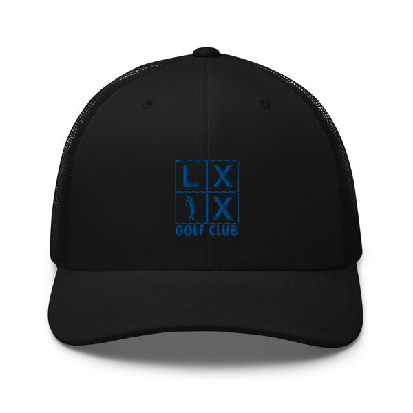 LXIX GOLF CLUB LXIX GOLF CLUB Four Box Logo Trucker Cap - Blue Logo