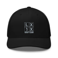 LXIX GOLF CLUB LXIX GOLF CLUB Four Box Logo Trucker Cap - Gray Logo