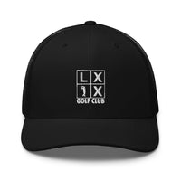 LXIX GOLF CLUB LXIX GOLF CLUB Four Box Logo Trucker Cap - White Logo