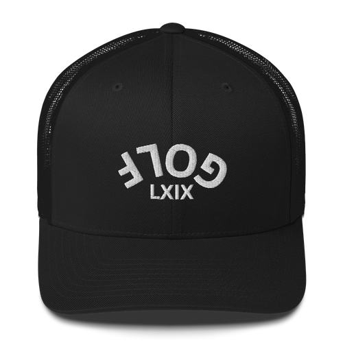 Upside Down LXIX Golf Arch Trucker Cap LXIX GOLF CLUB