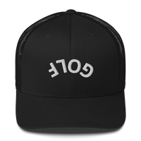 Upside Down Golf Arch Trucker Cap LXIX GOLF CLUB