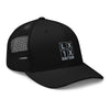 LXIX GOLF CLUB LXIX GOLF CLUB Four Box Logo Trucker Cap - Gray Logo