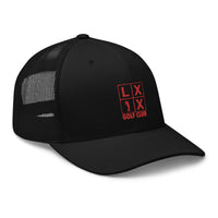 LXIX GOLF CLUB LXIX GOLF CLUB Four Box Logo Trucker Cap - Red Logo