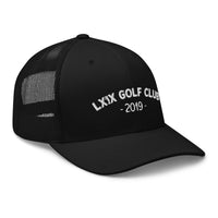 LXIX GOLF CLUB LXIX GOLF CLUB Arch Logo Trucker Cap - White Logo