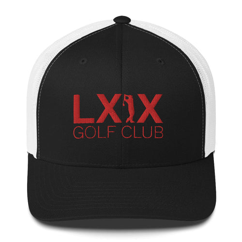 LXIX GOLF CLUB LXIX GOLF CLUB Swinger Logo Trucker Cap - Red Logo