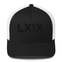 LXIX GOLF CLUB LXIX GOLF CLUB Swinger Logo Trucker Cap - Black Logo