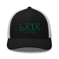 LXIX GOLF CLUB LXIX GOLF CLUB Curve Logo Trucker Cap - Green Logo