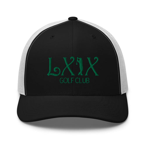 LXIX GOLF CLUB LXIX GOLF CLUB Curve Logo Trucker Cap - Green Logo