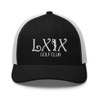 LXIX GOLF CLUB LXIX GOLF CLUB Curve Logo Trucker Cap - White Logo