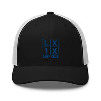 LXIX GOLF CLUB LXIX GOLF CLUB Four Box Logo Trucker Cap - Blue Logo