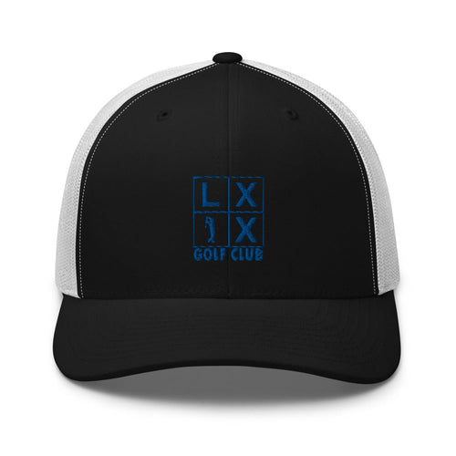 LXIX GOLF CLUB LXIX GOLF CLUB Four Box Logo Trucker Cap - Blue Logo