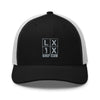 LXIX GOLF CLUB LXIX GOLF CLUB Four Box Logo Trucker Cap - Gray Logo