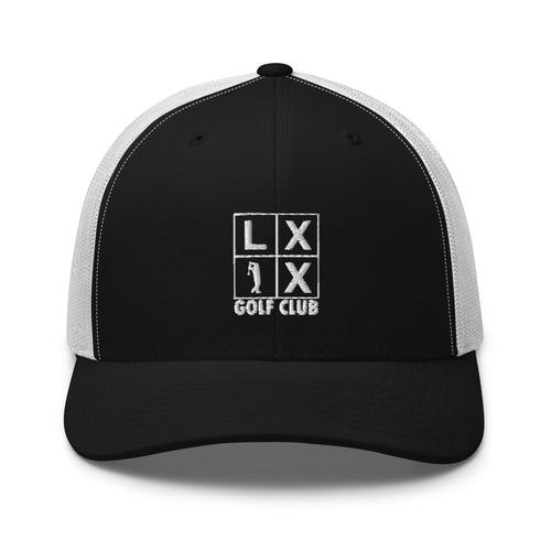 LXIX GOLF CLUB LXIX GOLF CLUB Four Box Logo Trucker Cap - White Logo