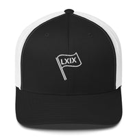 LXIX GOLF CLUB LXIX GOLF CLUB LXIX Flag Trucker Cap