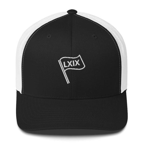 LXIX GOLF CLUB LXIX GOLF CLUB LXIX Flag Trucker Cap