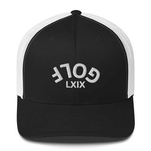 Upside Down LXIX Golf Arch Trucker Cap LXIX GOLF CLUB