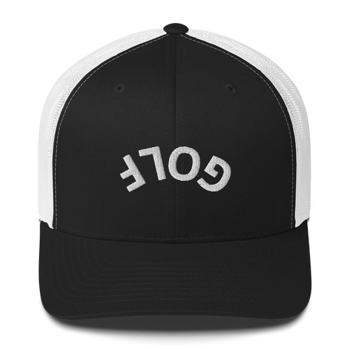 Upside Down Golf Arch Trucker Cap LXIX GOLF CLUB