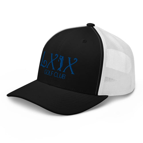 LXIX GOLF CLUB LXIX GOLF CLUB Curve Logo Trucker Cap - Blue Logo