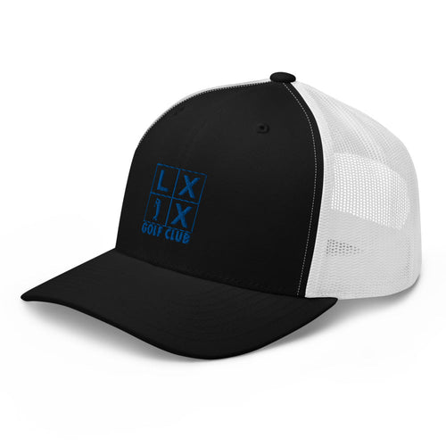 LXIX GOLF CLUB LXIX GOLF CLUB Four Box Logo Trucker Cap - Blue Logo