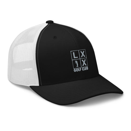 LXIX GOLF CLUB LXIX GOLF CLUB Four Box Logo Trucker Cap - Gray Logo