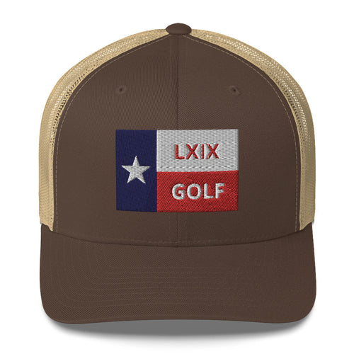 LXIX GOLF CLUB LXIX GOLF CLUB Texas Flag Trucker Cap