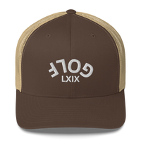 Upside Down LXIX Golf Arch Trucker Cap LXIX GOLF CLUB