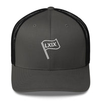 LXIX GOLF CLUB LXIX GOLF CLUB LXIX Flag Trucker Cap