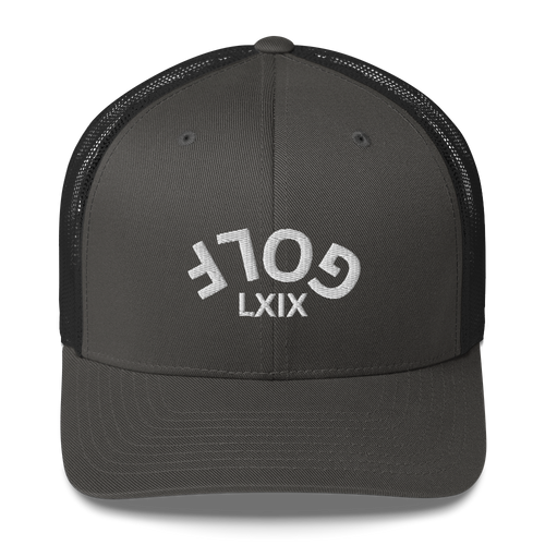 Upside Down LXIX Golf Arch Trucker Cap LXIX GOLF CLUB
