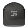 Grip It and Sip It Trucker Hat – Classic Golf Style with a Twist LXIX GOLF CLUB