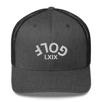 Upside Down LXIX Golf Arch Trucker Cap LXIX GOLF CLUB