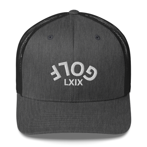 Upside Down LXIX Golf Arch Trucker Cap LXIX GOLF CLUB