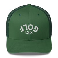 Upside Down LXIX Golf Arch Trucker Cap LXIX GOLF CLUB