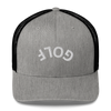 Upside Down Golf Arch Trucker Cap LXIX GOLF CLUB