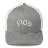 Upside Down Golf Arch Trucker Cap LXIX GOLF CLUB